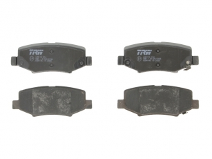 Купить GDB4145 TRW Тормозные колодки задние Вранглер (2.8, 3.0, 3.6, 3.8) с звуковым предупреждением износа